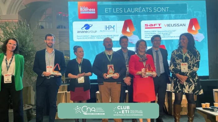 Remise du Cristal des Achats Nouvelle-Aquitaine